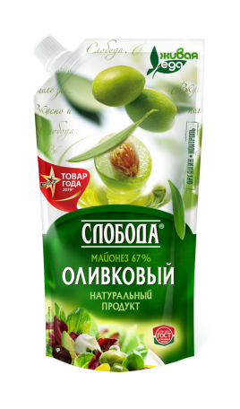 Майонез Слобода Оливковый 220 г с доз.