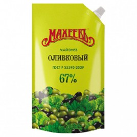 Майонез Махеевъ Оливковый 400мл.дуо/доз