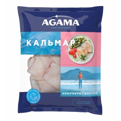 Кальмар Агама филе с/м зам. 600 гр