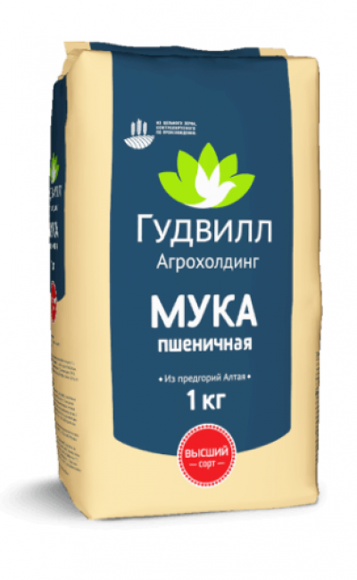 Мука пшеничная Гудвилл  1кг Алтайское