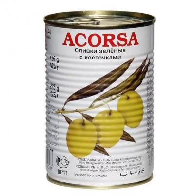 АКЦИЯ!!! Оливки Acorsa с/к 425 г