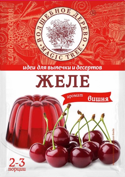 Желе аромат "Вишня" 50гр Волшбное дерево