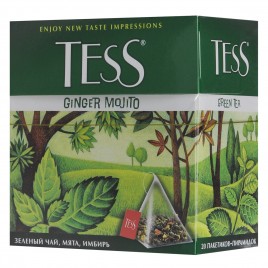 Чай Tess зеленый пирамидка Mojito 20пак