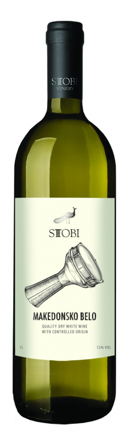 Вино "Македонское Белое" бел/сух.11,5% 1л
