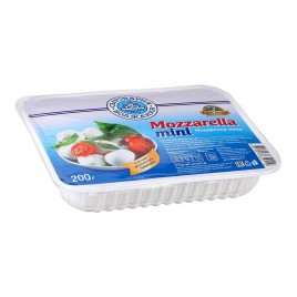БЗМЖ Сыр Моцарелла мини 200г. Сыроварня Волжанка