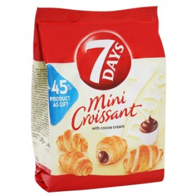 Мини-Круассаны 7Days мини какао 105 гр.
