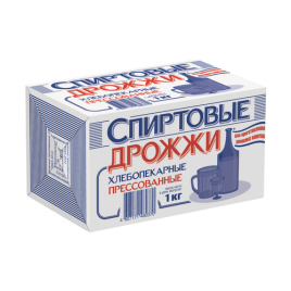 Дрожжи хлебопекарные прессованные спиртовые 1кг