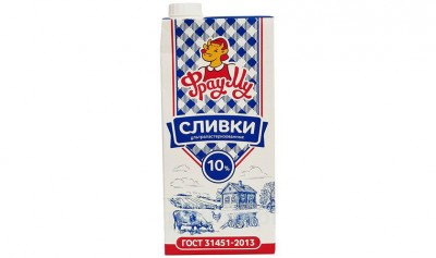 БЗМЖ Сливки Фрау Му 10% ультрапаст. 1л.