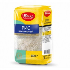 Увелка Крупа Рис круглозерный 800г