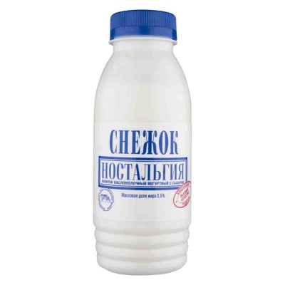 БЗМЖ Напиток Снежок Ностальгия 3,5% 300г бут.