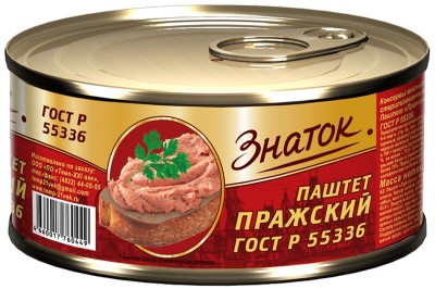 Паштет Пражский "Знаток" 230гр