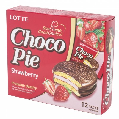 Печенье Чокопай Клубника 336г