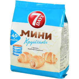 Мини-Круассаны 7Days сгущенка 105 гр.