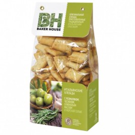 Хлебцы Baker House с розмарином,чесноком, олив.маслом 250г