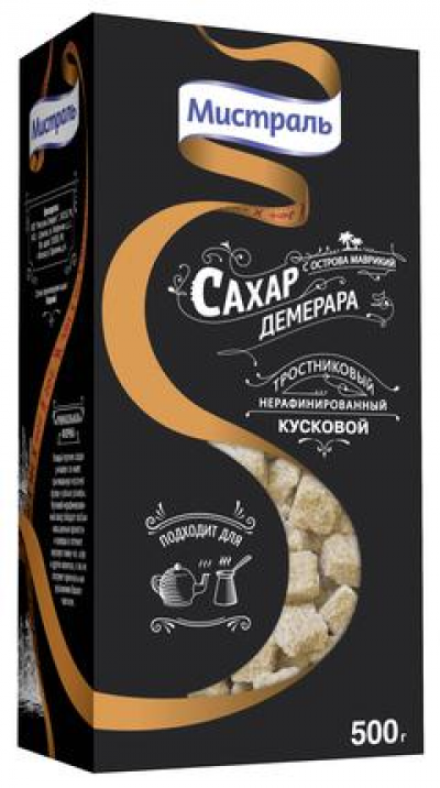 Мистраль Сахар корич. куск. 500г