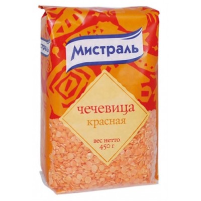 Мистраль Чечевица красная 450г