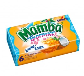 Жевательная конфета тропик Мамба 26,5г