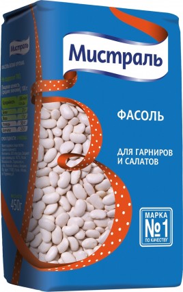 Мистраль Фасоль белая 450г