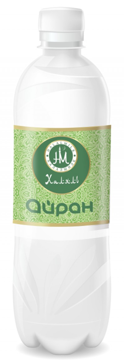 БЗМЖ Айран 1% 0,5л. пэт Халалмилк