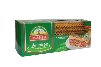 Макфа Макаронные изделия  Лазанья с двойной волной 500гр.