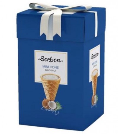 Мини-рожок "Sorbon" кокос 240г.синий