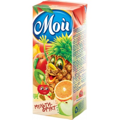 Нектар Мой Мультифрукт 0,2 л.