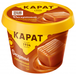 БЗМЖ Сыр плавленый карамельный 30% 230г.пл./ст. Карат