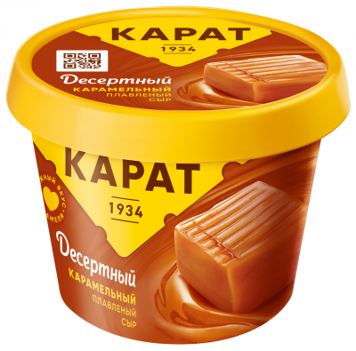 БЗМЖ Сыр плавленый карамельный 30% 230г.пл./ст. Карат