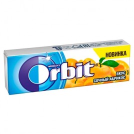 Жевательная резинка Орбит сочный абрикос 13,6г