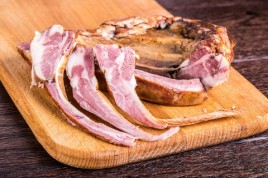 Ребра свиные в/к в/у 1кг ТД Рублевский