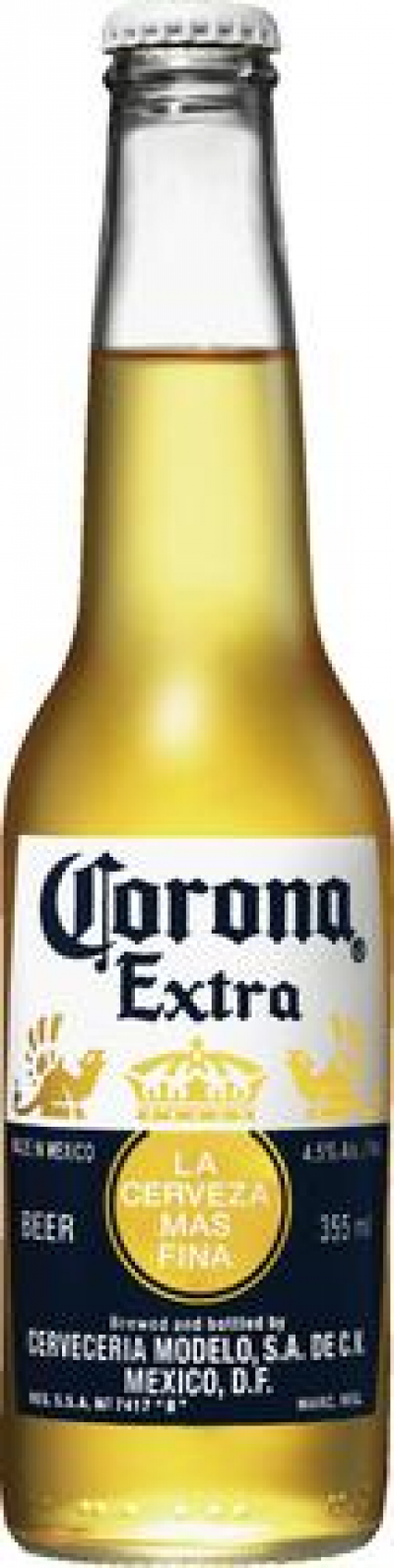 Пивной напиток Корона Экстра 0,355л 4,5% ст/б