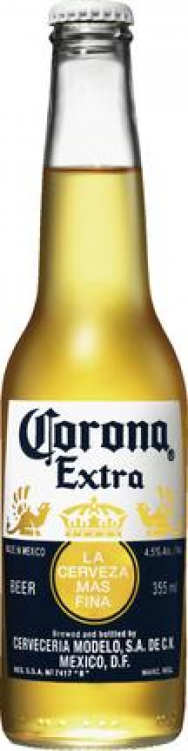 Пивной напиток Корона Экстра 0,355л 4,5% ст/б