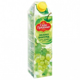 Сок Сады придонья яблоко/виноград 1л