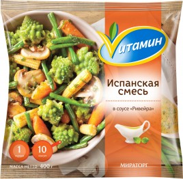 Испанская смесь зам. 400г. Витамин