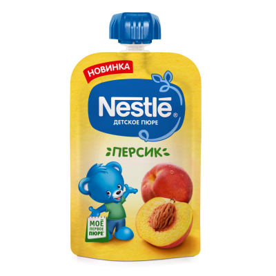 "NESTLE" Пюре Пауч  90г Персик