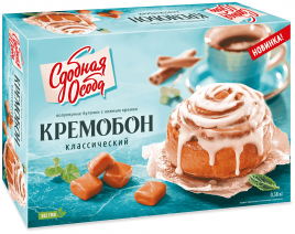Булочки с нежным кремом Кремобон классический 0,38кг Сдоба Особа