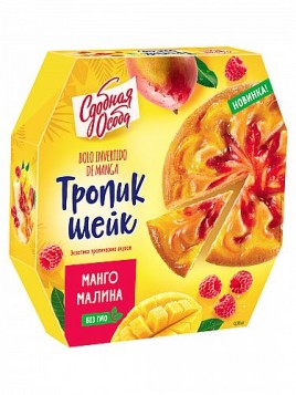 Десерт Тропик Шейк манго, малина 0,38кг Сдобная Особа