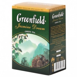 Чай Гринфилд зеленый Жасмин дрим 100г