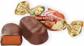 Конфеты Аленка  Крем-брюле овал  1кг Красный Октябрь