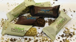 Конфеты Cobarde el chocolate с миндалем в белой глазури 1кг