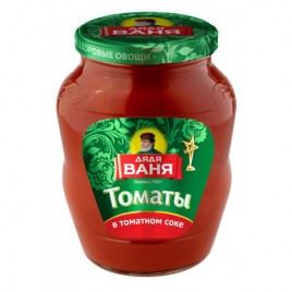 Томаты в томатном соке  Дядя Ваня 680 г