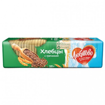 Хлебцы с гречихой Любятово (ц/у) 185г