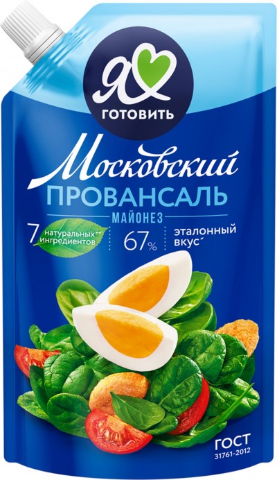 Майонез МЖК Провансаль 374г. дой-пак с доз.