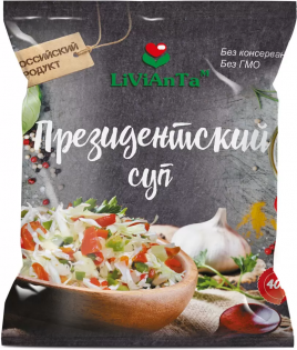 Президентский суп 400гр LiViAnTa пакет