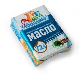 БЗМЖ Масло Домашкино несоленое  72,5% 180г