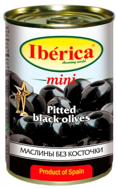 Маслины без косточки ж/б Iberica 300гр