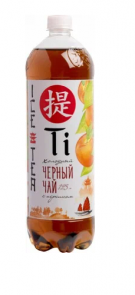 Напиток Холодный черный чай с персиком Ti 1,25л