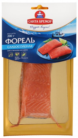 Форель с/с в/у кусок Санта Бремор 200гр.