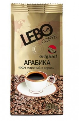 Кофе Лебо 250г Зерно Оригинал