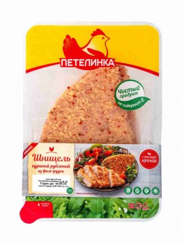 АКЦИЯ!!! Шницель куриный охл. подл. 300г Петелинка